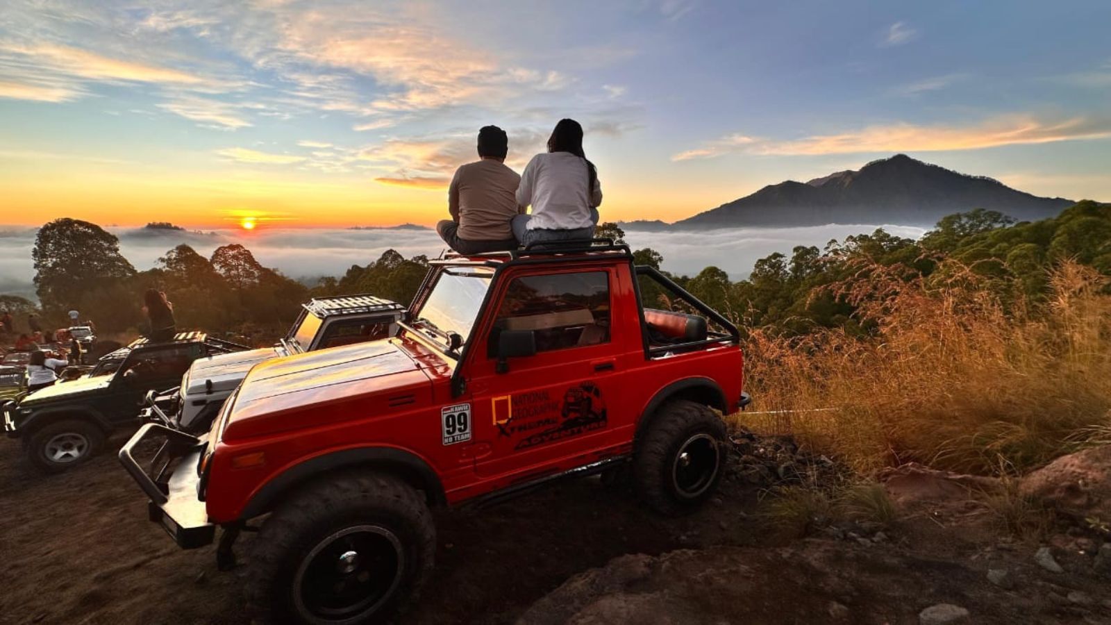 Mt batur jeep sunrise view