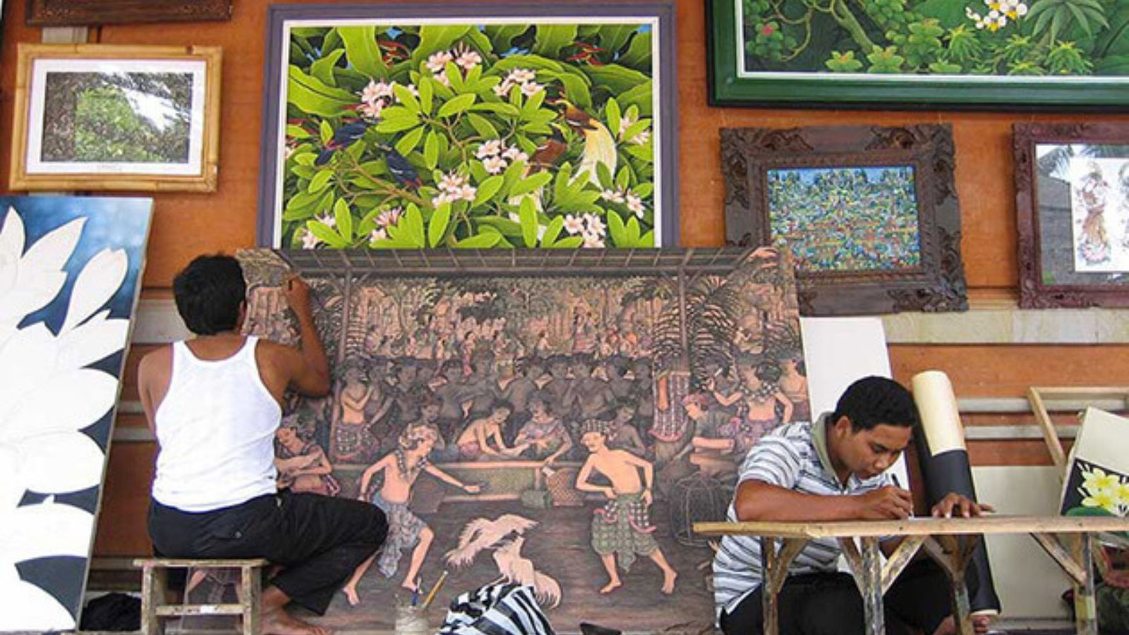 Painting in Ubud